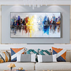The Modern City – Landscape Oil Painting