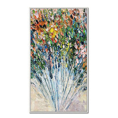 Proud Peacock – Modern Textured Peacock Abstract Painting for Elegant Home Decor