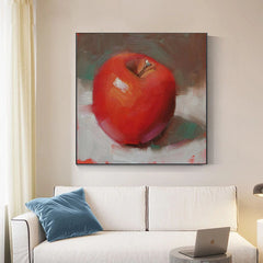 The Red Apple – Abstract Wall Art