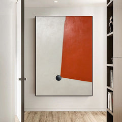The Red Square – Abstract Wall Art