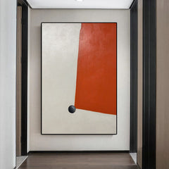 The Red Square – Abstract Wall Art