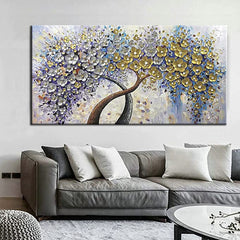 The Sentient Trees – Textured Floral Oil Painting