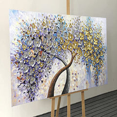 The Sentient Trees – Textured Floral Oil Painting