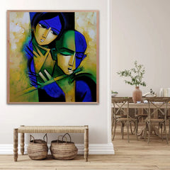 The Whispering Flute – Figurative Oil Painting