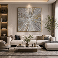 Time Travel – Textured Abstract Wall Art