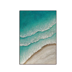 Tropical Shores – Textured Seascape Oil Painting
