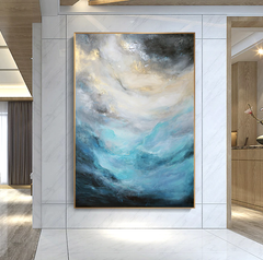 Arctic – Textured Seascape Oil Painting