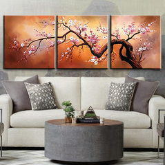 Cherry – Textured Floral Oil Painting