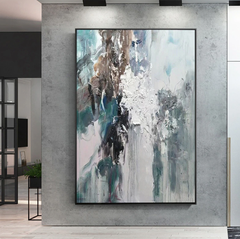 Clouds – Textured Abstract Wall Art