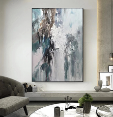 Clouds – Textured Abstract Wall Art