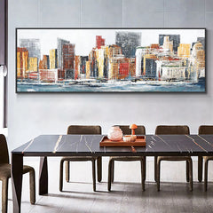 Downtown – Landscape Oil Painting