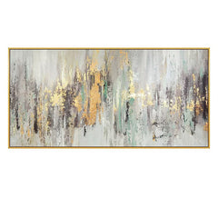 Gold Rush – Luxury Metallic Abstract Canvas Art for Modern Decor