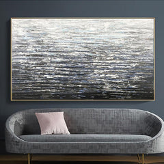 Grey Zone – Textured Landscape Oil Painting