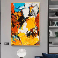 Halloween – Textured Abstract Wall Art