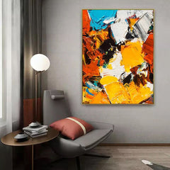 Halloween – Textured Abstract Wall Art