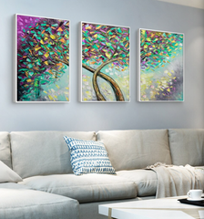 Hybrid – Textured Floral Oil Painting