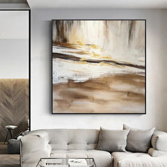 Landslide – Textured Landscape Oil Painting
