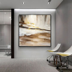 Landslide – Textured Landscape Oil Painting