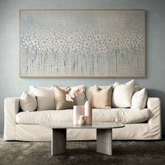 Magnolia Garden – Textured Floral Oil Painting