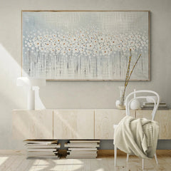 Magnolia Garden – Textured Floral Oil Painting