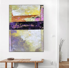 Purple Bar – Textured Abstract Wall Art