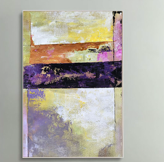 Purple Bar – Textured Abstract Wall Art