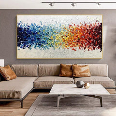 Rainbow – Textured Landscape Oil Painting