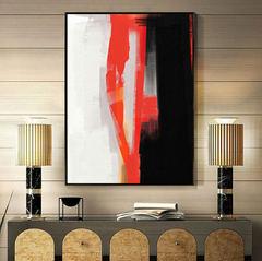 Red Thread – Abstract Wall Art