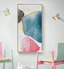 Ruby – Textured Abstract Wall Art