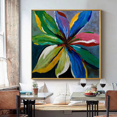 Seeds of Life – Floral Oil Painting