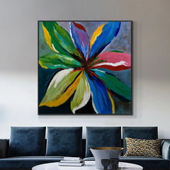 Seeds of Life – Floral Oil Painting