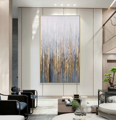 Strings – Textured Abstract Wall Art