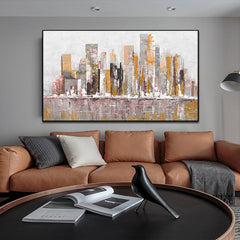 The Concrete Jungle – Landscape Oil Painting