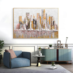 The Concrete Jungle – Landscape Oil Painting