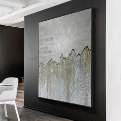 The Grey Area – Textured Abstract Wall Art