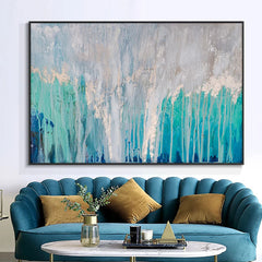 Turquoise Forest – Seascape Oil Painting