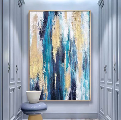 Waterfall – Textured Abstract Wall Art