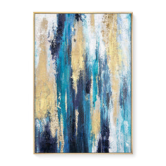 Waterfall – Textured Abstract Wall Art