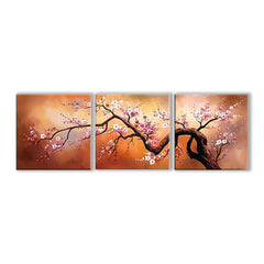 Cherry – Textured Floral Oil Painting