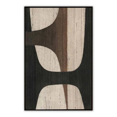 Earthy Elegance – Wabi-Sabi Neutral Abstract Canvas Art – Minimalist Wall Decor