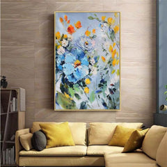 Vibrant Spring – Floral Oil Painting