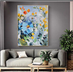 Vibrant Spring – Floral Oil Painting