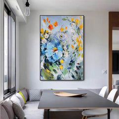 Vibrant Spring – Floral Oil Painting