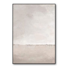 Ethereal Calmscape – Minimalist Vertical Textured Painting for Modern Interiors