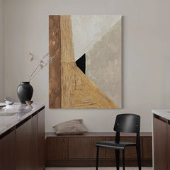 Wabi-Sabi Wall Art Abstract Art – Angular Elegance