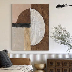Wabi-Sabi Wall Art Abstract Art – BALANCED HARMONY