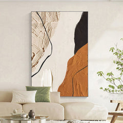 Wabi-Sabi Wall Art – Earthly Harmony