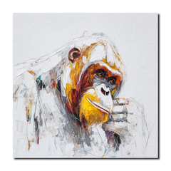 Contemplation – Abstract Gorilla Portrait