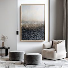 Eternal Horizon – 3D Textured Abstract Oil Painting on Canvas