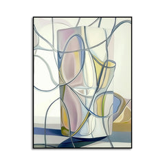 Looping Light – Abstract Geometric Composition – Minimalist Lightform Wall Art